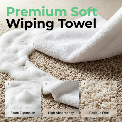 No-Rinse Carpet Stain Remover with Towel
